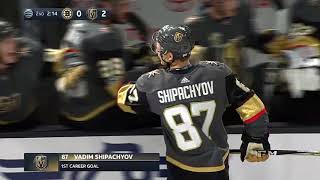 Шипачев забивает в своем 1м матче в НХЛ  Shipachyov tallies first NHL goal [upl. by Pentha]