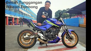 Bongkar Rahasia Modifikasi Yamaha MT25 Pacuan Wawan Tembong [upl. by Esiouqrut]