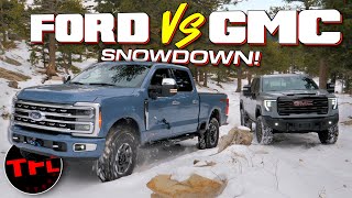 Ford vs GM  Which Of These Two New 100k OffRoad Heavy Duty Trucks Rule The Wilderness [upl. by Eenehs436]