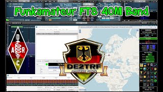 Funkamateur FT8 40M Band by DE2TRF [upl. by Aztinaj]