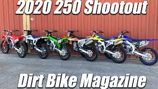 2020 250 Shootout  Dirt Bike Magazine [upl. by Enida]