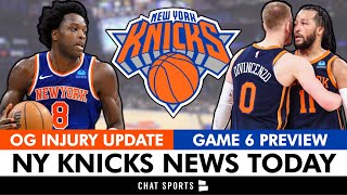 MAJOR OG Anunoby Injury Update  Knicks vs Pacers Game 6 Preview Prediction amp Keys To Victory [upl. by Queri]