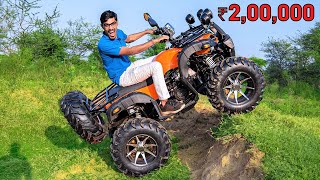 हमने खरीदा 2 लाख रूपये का खिलौना  We Buy ₹200000 Real ATV Bike  300 CC Engine [upl. by Yelnahs]