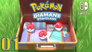 Pokemon Diamant Etincelant FR 01 💎 Nouvelle Aventure Nintendo Switch [upl. by Anneliese386]