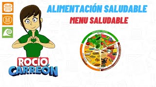 ALIMENTACIÓN SALUDABLE  MENU SALUDABLE  PLATO DEL BUEN COMER [upl. by Alathia]