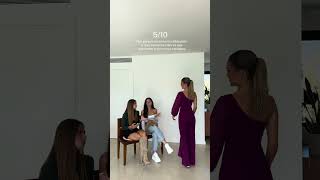 Puntuando vestidos para la boda de su prima 💐💖 fashiongoals viralvideo invitadaperfecta moda [upl. by Manoop233]