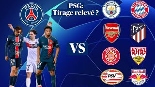 Un tirage en LDC relevé pour le PSG  Man city  Bayern Arsenal … [upl. by Barrett]