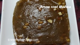 Arrowroot Halwa  Koova Verakiyathu  Koova Payasam  Thiruvathira Special Recipe [upl. by Latsyrk]