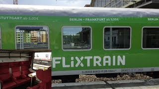 Flixtrain Berlin Stuttgart Vorstellung und Mitfahrt von Berlin bis Fulda [upl. by Newberry863]