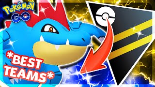 The BEST FERALIGATR Teams for Ultra League in GO Battle League  Pokemon GO PvP [upl. by Aihsia]