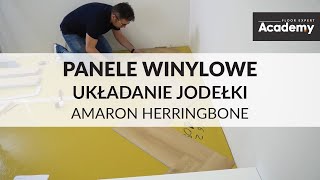 Klasyczna JODEŁKA  panele winylowe JAK ułożyć w jodełkę ARBITON AMARON HERRINGBONE [upl. by Meador586]