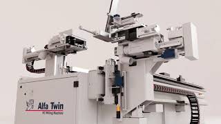 CENTAURO ALFA TWIN DOUBLE SIDED MACHINE FOR DOOR AND FRAME PRODUCTION [upl. by Akinyt]