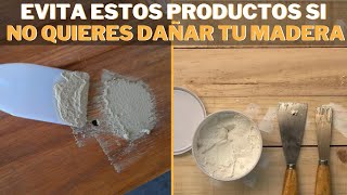 Mejores Masillas para Madera Estos Productos son los que Funcionan  Pastas para Reparar y Rellenar [upl. by Deeyn]