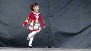 6yearold girl performs Irish dance in Richmond BC Canada [upl. by Gearard]