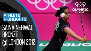 Saina Nehwal 🇮🇳  Indias first ever Olympic Badminton medallist  Athlete Highlights [upl. by Yearwood]