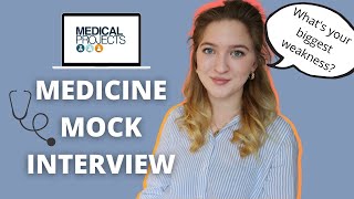 MEDICINE MOCK INTERVIEW  Answering common questions [upl. by Ariadne536]