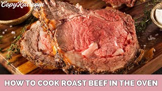 How to Make Roast Beef in the Oven [upl. by Annoval639]