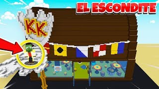 ¡JUGAMOS A LAS ESCONDIDAS EN EL CRUSTÁCEO CASCARUDO MÁS GRANDE DE MINECRAFT [upl. by Enialed]