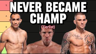 The Best Fighters to Never be Champ Tier List [upl. by Yrellam667]