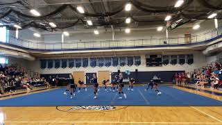 Dracut High School Cheerleading North Regional CHAMPS Winter 2020 [upl. by Donella]