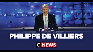 Face à Philippe de Villiers  15 décembre 2023 CNews [upl. by Notlimah]