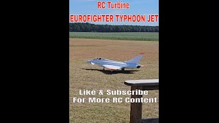 RC Turbine EUROFIGHTER TYPHOON JET [upl. by Oicirtap877]