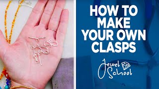 Making Your Own Clasps  Jewelry 101 [upl. by Blair992]