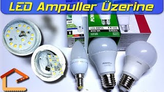 LED Ampuller Üzerine Detaylı İnceleme Karşılaştırma ve Çalışma Testi 28 [upl. by Sherborne]