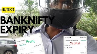 पहले profit हुआ फिर Loss हो गया फिर profit हो गया 🤑🥳 Capital का Approx 40 expiry banknifty [upl. by Fazeli]