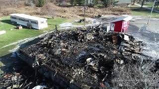 AFTERMATH Os Eatery Fire Chatham NY [upl. by Assiralc]