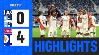 Lyon FAIT LE SPECTACLE sur le terrain du Havre  8ème journée  Ligue 1 McDonalds 2425 [upl. by Mizuki]