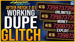 Cyberpunk 2077 AFTER PATCH 201 WORKING DUPE GLTICH  Unlimited Money Farm After Update 201 [upl. by Stanislas422]