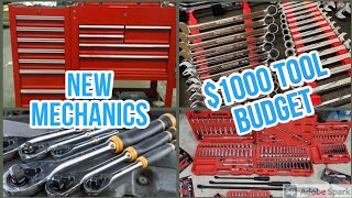 1000 Tool Budget for New Mechanics All the Tools you need to Start [upl. by Anesusa]