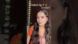 Ombré lipstick 💄 ytshortsindia lipstichack ytshorts viralshort viralvideo makeuptutorial 🫶🏻 [upl. by Jerri]