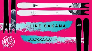 NEONMARS  LINE Sakana 20202021  Obľúbené allmountain lyže s neprekonateľným dizajnom  ISPO 2020 [upl. by Rossen]