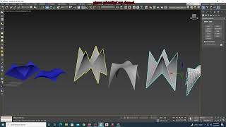 How to create Tensile Structures with 3d max  BEND TENSILE [upl. by Akirej]