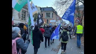 18112023 Greiz Protestlauf ein kleiner Einblick [upl. by Eltsyrc336]