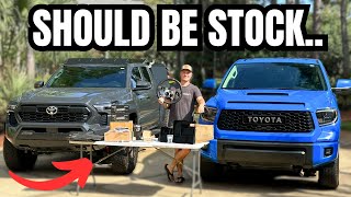 2024 Toyota Tacoma Mods Installed  More Tundra Parts [upl. by Tobye26]