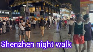 china Shenzhen night walk 2024 [upl. by Anaeco930]