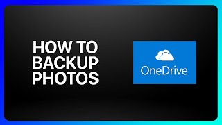 How To Backup Photos On OneDrive Tutorial [upl. by Rayham]