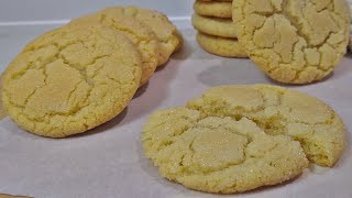 Easy Classic Sugar Cookies  No Mixer Needed [upl. by Yonina]