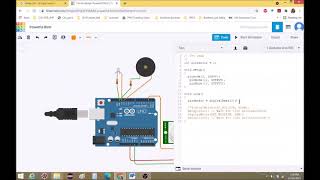 IR sensor implementation using arduino board  simulation [upl. by Tnairb]