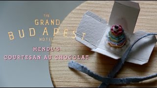 Film to Finger Mendls Courtesan au Chocolat The Grand Budapest Hotel [upl. by Sharline]