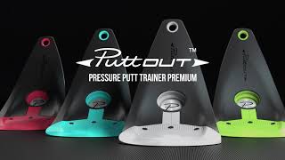 PuttOUT Premium Pressure Putt Trainer FEATURES [upl. by Eixel]