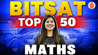 BITSAT 2024  Top 50 Most Important Maths Question  Namrata Maam [upl. by Sukram]