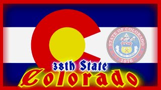 COLORADO STATEHOOD DAY  August 1 1876  38th State [upl. by Shirl]