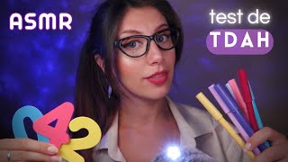 ASMR • Test TDAH de ATENCIÓN  Roleplay Médico Completo [upl. by Dreher]