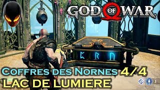 GOD OF WAR Coffres des Nornes  LAC DE LUMIERE Alfheim 44 [upl. by Forsta903]