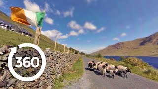 Tour Ireland in Immersive Virtual Reality ☘ 360 Video [upl. by Ecinerev848]