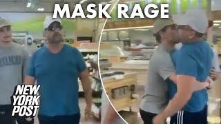 Antimask rant in Arizona store caught on video gets out of hand  New York Post [upl. by Doi829]